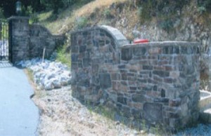 Block Plastered Entry