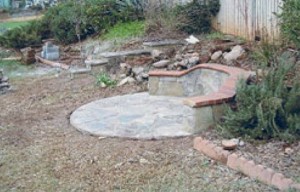 Brick Flagstone Wall