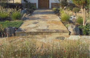 Flagstone Sidewalk