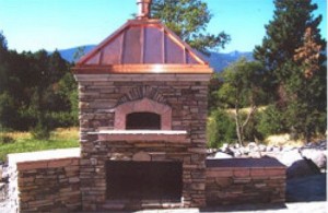 Outdoor Pizza Oven Front View