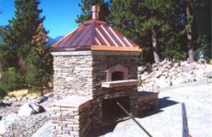 Outdoor Pizza Oven Side View